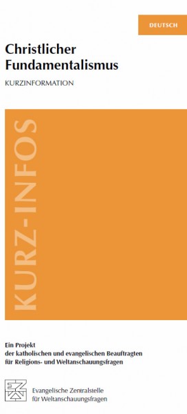 EZW Kurz-Infos "Christlicher Fundamentalismus" in 8 Sprachen