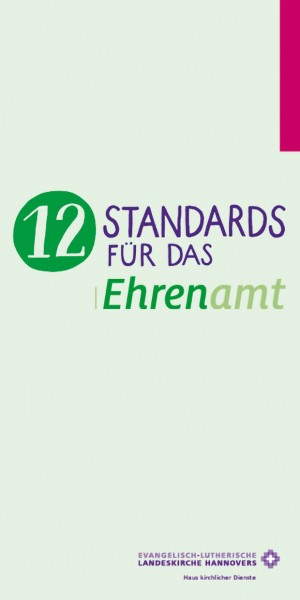 Flyer 12 Standards für das Ehrenamt