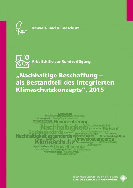 Einführung nachhaltiger Beschaffung: Rundverfügung mit Arbeitshilfe G 16/2015