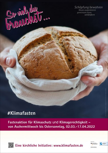 Klimafasten – Werbeplakat