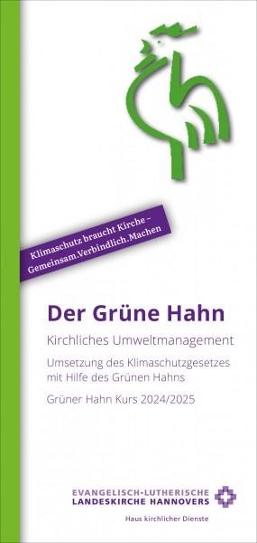 Flyer Der Grüne Hahn Kurs 2024/2025